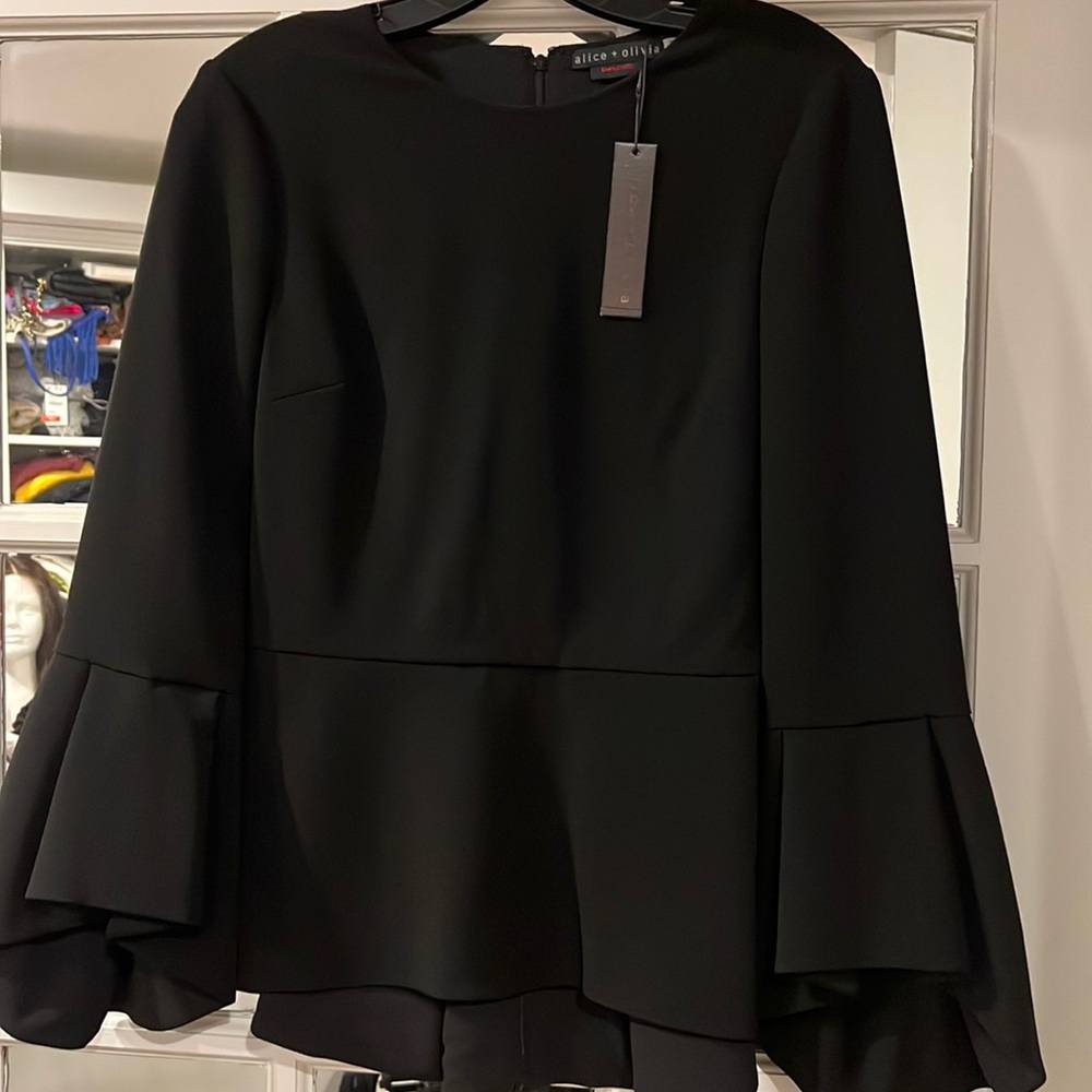 Alice and Olivia size M peplum top